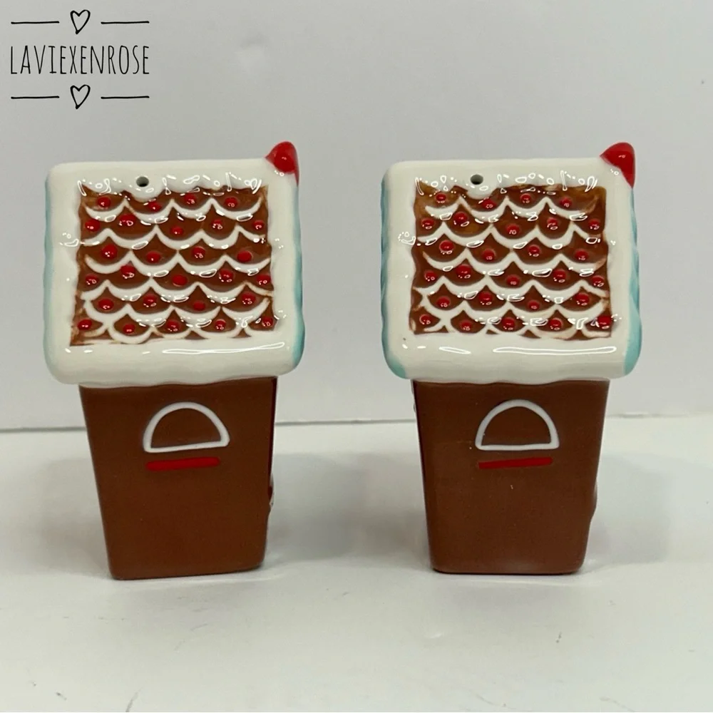 Vintage Target Gingerbread House Salt and Pepper Shakers